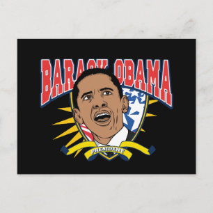 Carte Postale Obama est président