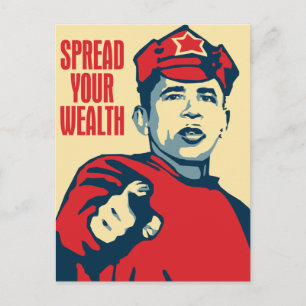 Carte Postale Obama - Faites circuler votre richesse autour de :