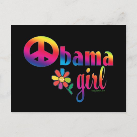 Carte Postale Obama Girl (Devant)