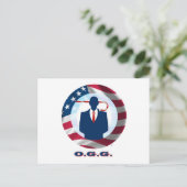 Carte Postale Obama Gotsta Go ! (Debout devant)