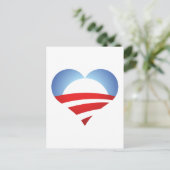 Carte Postale Obama Heart (Debout devant)