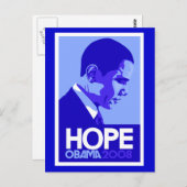 Carte postale Obama Hope (Devant / Derrière)
