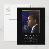 Carte postale Obama Inauguration Souvenir - Custom (Devant / Derrière)