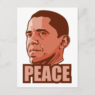 Carte Postale Obama remporte le prix de la paix
