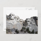 CARTE POSTALE OBAMA RUSHMORE (Devant / Derrière)