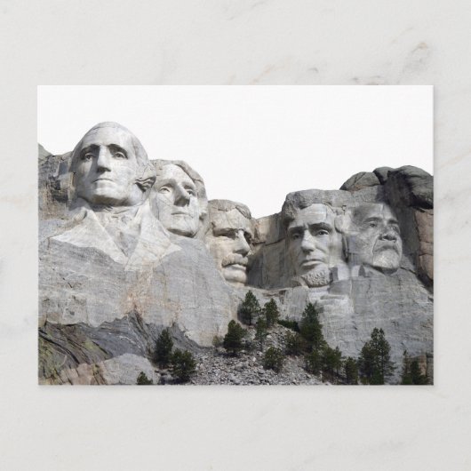 CARTE POSTALE OBAMA RUSHMORE (Devant)
