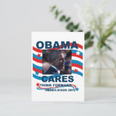 Carte Postale Obama se soucie (Debout devant)