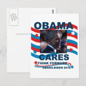 Carte Postale Obama se soucie (Devant / Derrière)