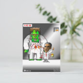 Carte Postale Obama s'intéresse à l'ICU (Debout devant)