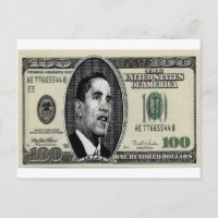 Obama sur une facture de 100 dollars