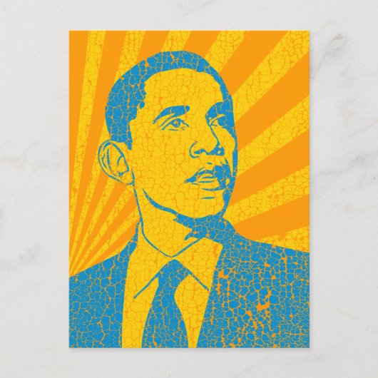 Carte Postale Obama Vintage (Devant)