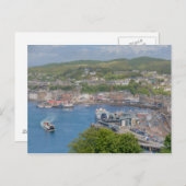 Carte Postale Oban Harbour Aerial de Pulpit Hill (Devant / Derrière)