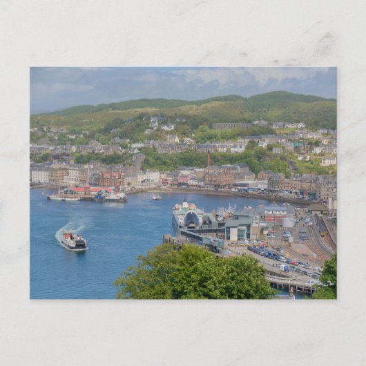 Carte Postale Oban Harbour Aerial de Pulpit Hill (Devant)