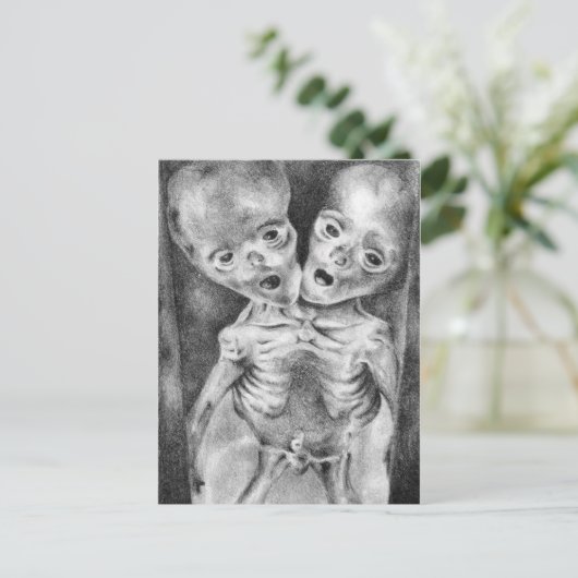 Carte Postale Obdités (Debout devant)