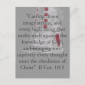 Carte Postale Obéissance (Devant)