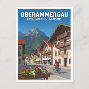 Carte Postale Oberammergau Allemagne