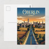 Carte Postale Oberlin États-Unis (Devant / Derrière)