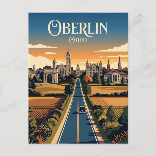 Carte Postale Oberlin États-Unis (Devant)