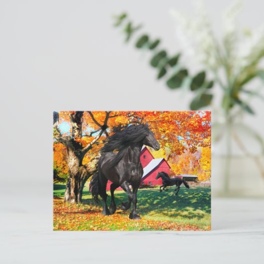 Carte Postale "Oberon En Automne" (Debout devant)