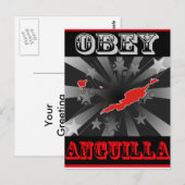 Carte Postale Obey Anguilla (Devant / Derrière)