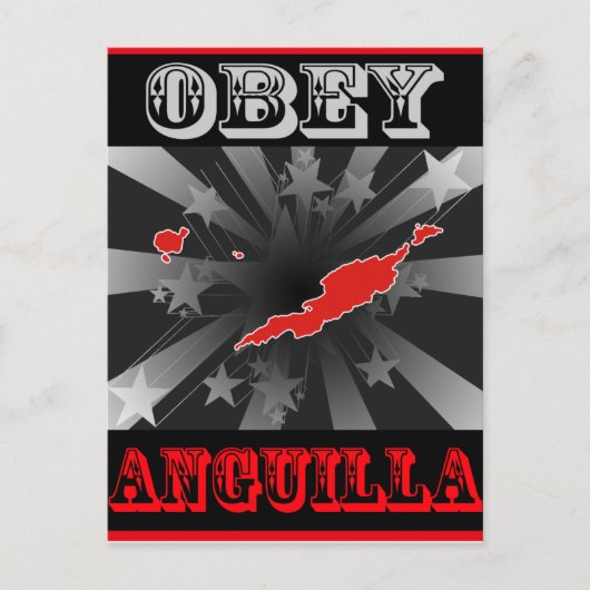 Carte Postale Obey Anguilla (Devant)