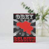 Carte Postale Obey Belgique (Debout devant)