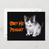 Carte Postale Obey Me Paysan (Devant / Derrière)