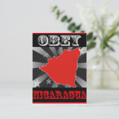 Carte Postale Obey Nicaragua (Debout devant)