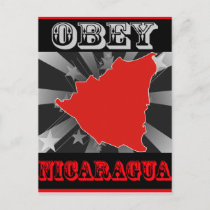 Carte Postale Obey Nicaragua