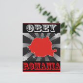 Carte Postale Obey Roumanie (Debout devant)