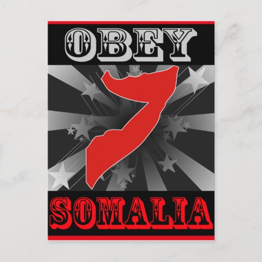 Carte Postale Obey Somalie (Devant)
