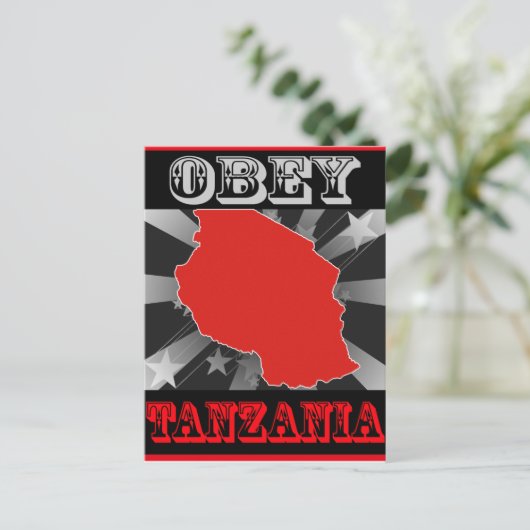 Carte Postale Obey Tanzanie (Debout devant)