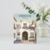 Carte Postale Obidos Portugal (Debout devant)