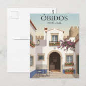 Carte Postale Obidos Portugal (Devant / Derrière)