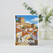 Carte Postale Obidos Portugal Travel (Debout devant)