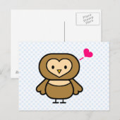 Carte Postale Obie Owl (Devant / Derrière)