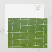 Carte Postale Objectif de football net (Devant / Derrière)