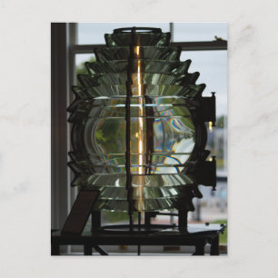 Carte Postale Objectif Fresnel de phare