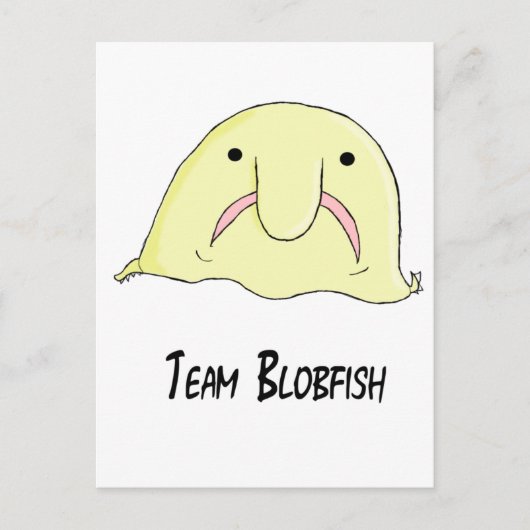 Carte Postale objet blob d'équipe (Devant)