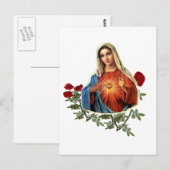 Carte Postale Objet cadeau Mère Mary (Devant / Derrière)