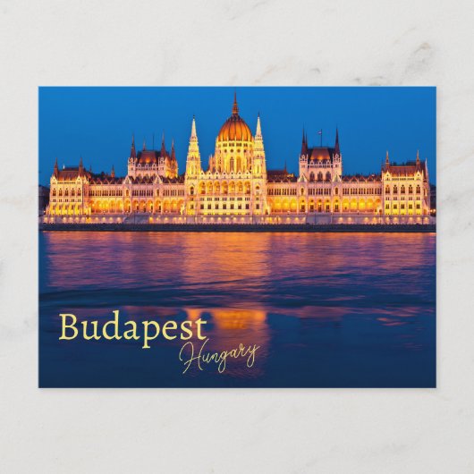 Carte Postale Objet de souvenir de Budapest Hongrie (Devant)