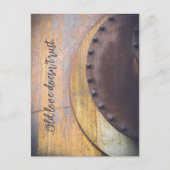 Carte Postale Objet en métal rouillé (Devant)