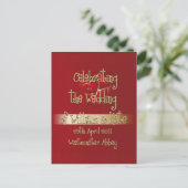 Carte Postale Objets de collection du mariage royal de William & (Debout devant)