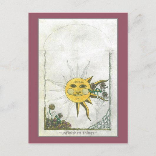 Carte postale Objets inachevés (Devant)