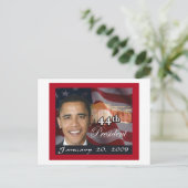 Carte Postale Objets souvenirs du 44e président (Debout devant)