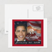 Carte Postale Objets souvenirs du 44e président (Devant / Derrière)