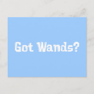 Carte Postale Objets Wands