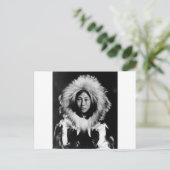 Carte Postale Obleka, une Eskimo, 1907 (Debout devant)