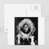 Carte Postale Obleka, une Eskimo, 1907 (Devant / Derrière)