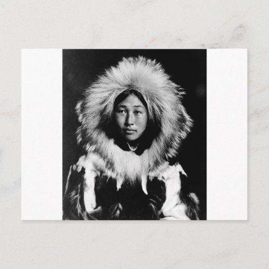 Carte Postale Obleka, une Eskimo, 1907 (Devant)